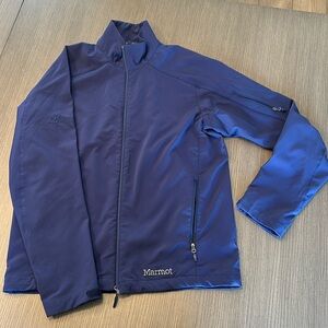 Marmot windbreaker in blue sapphire in Medium